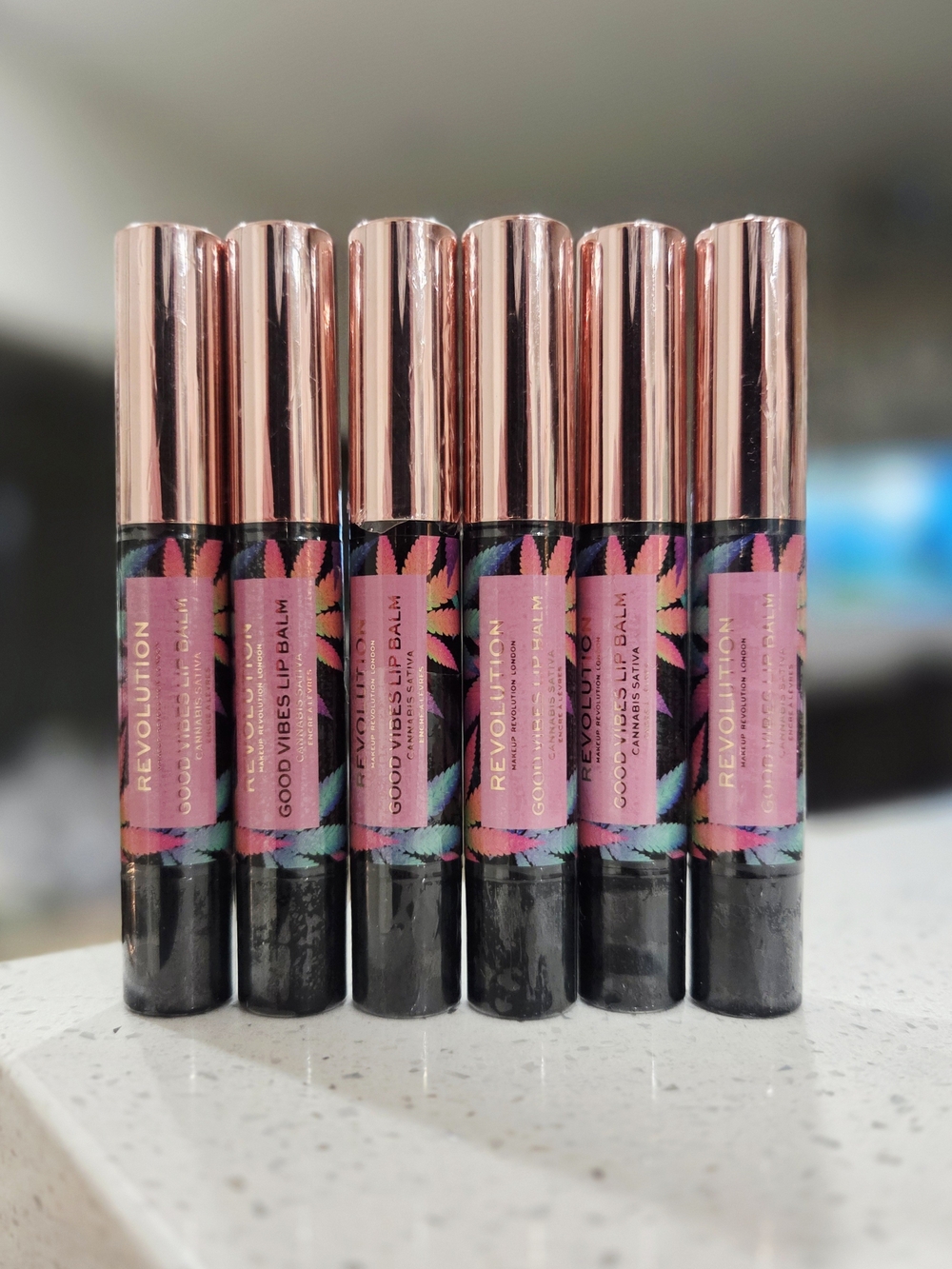 Revolution Good Vibes Lip Balm - Pink X6